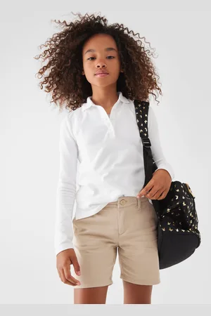 GAP Bermuda tinta unita con tasche, Bambina, , Taglia 5Y/107-114