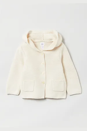GAP Cardigan in maglia con cappuccio, , Taglia 3-6M/58-69
