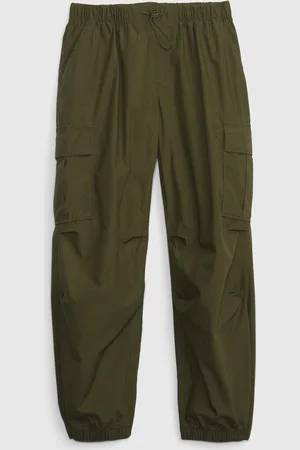 GAP Joggers cargo in cotone con coulisse, Bambina, , Taglia S/114-134