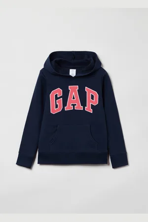 GAP Felpa con cappuccio e ricamo logo, Bambina, , Taglia XS/99-114