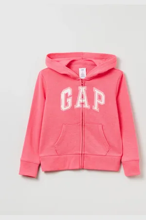 GAP Full-zip con cappuccio e patch logo, Bambina, , Taglia XS/99-114