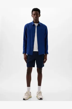GAP Bermuda relaxed fit in lino e cotone, , , Taglia 29