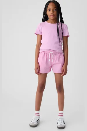 GAP Shorts con coulisse e nappine, Bambina, , Taglia XS/99-114