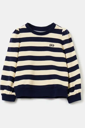 GAP Felpa con ricamo logo maniche a palloncino, , Taglia 6-12M/69-74