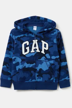 GAP Full-zip con cappuccio camouflage, , Taglia 12-18M/74-79