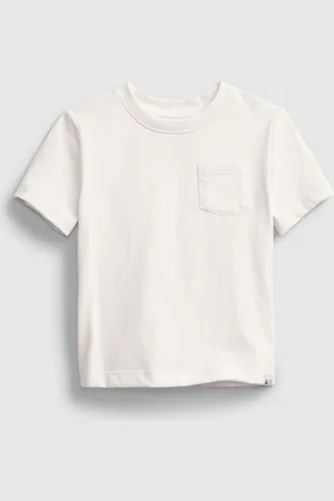 GAP T-shirt in cotone con tasca, , Taglia 0-3M/46-58