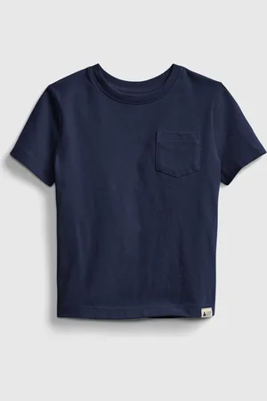 GAP T-shirt in cotone con tasca, , Taglia 0-3M/46-58