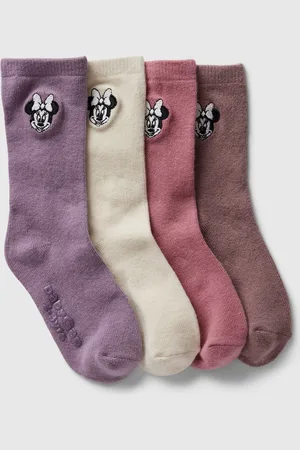 GAP Set quattro calze corte con ricamo Minnie, , Taglia 12-24M/74-86