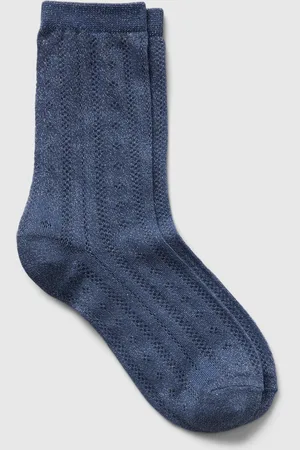 GAP Calze corte in lurex con lavorazione pointelle, , , Taglia TAGLIA UNICA