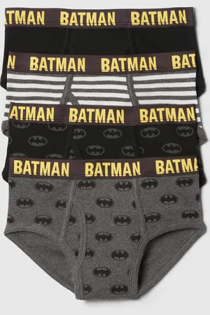 GAP Set quattro slip stampa e fantasia Batman, Bambino, , Taglia XS/99-114