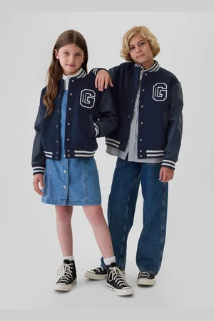 GAP Giacca varsity con logo, Bambina, , Taglia S/114-134