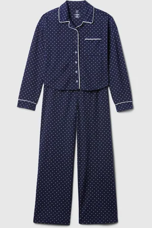 GAP Pigiama lungo con stampa a pois, Bambina, , Taglia 6Y/114-122