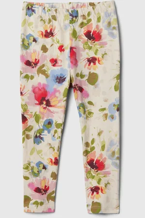 GAP Leggings in cotone stretch con stampa, Bambina, , Taglia 12-18M/74-79