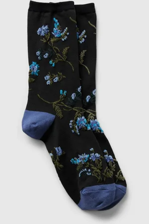 GAP Calze corte con ricamo floreale, , , Taglia TAGLIA UNICA