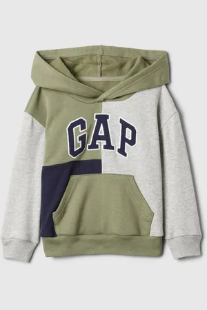 GAP Felpa color block con cappuccio ricamo logo, Bambino, , Taglia 6-12M/69-74