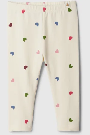 GAP Leggings in cotone stretch con stampa, Bambina, , Taglia 6-12M/69-74