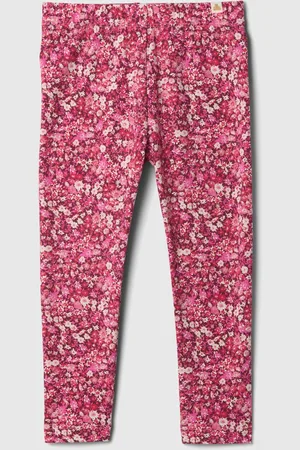 GAP Leggings in cotone stretch con stampa, Bambina, , Taglia 6-12M/69-74
