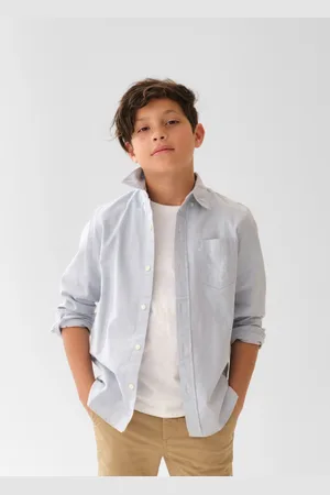 GAP Camicia in oxford con taschino, Bambino, , Taglia S/114-130