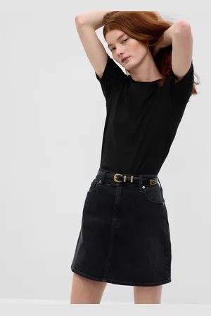 GAP T-shirt girocollo in cotone e viscosa stretch, , , Taglia XS