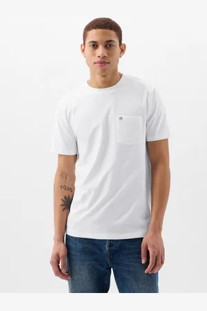 GAP T-shirt in cotone con tasca e patch logo, , , Taglia XS