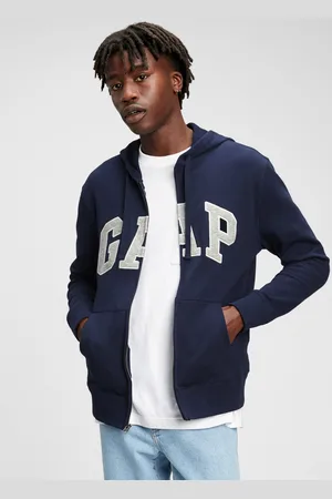 GAP Full-zip in French Terry con ricamo logo, , , Taglia XS