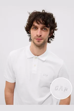 GAP Polo in piquet con ricamo logo, , , Taglia S