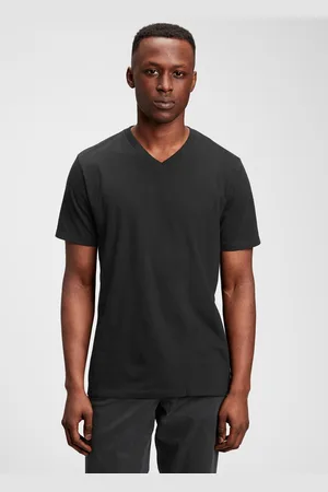 GAP T-shirt in cotone scollo a V, , , Taglia XS