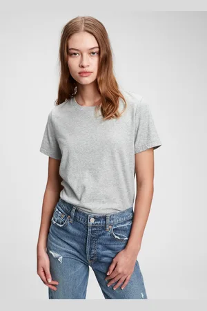 GAP T-shirt girocollo in cotone, , , Taglia XS