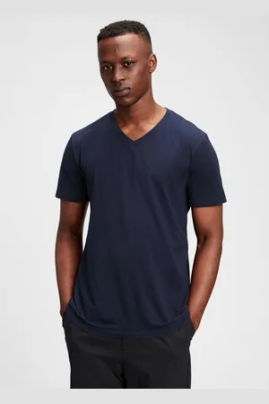 GAP T-shirt in cotone scollo a V, , , Taglia XS