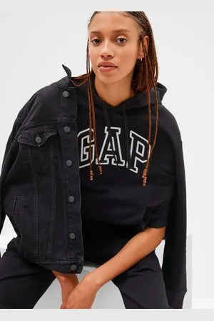 GAP Felpa con cappuccio ricamo logo, , , Taglia S