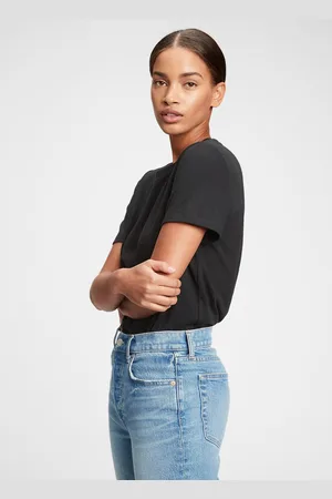 GAP T-shirt girocollo in cotone, , , Taglia XS