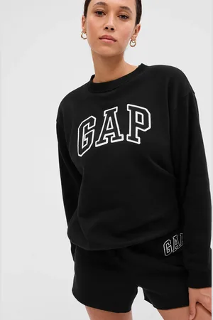 GAP Felpa girocollo con ricamo logo, , , Taglia XXS