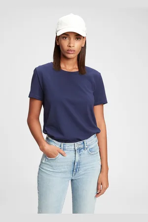 GAP T-shirt girocollo in cotone, , , Taglia XS