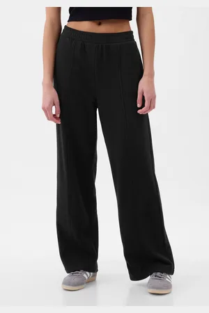 GAP Joggers wide leg in felpa con ricamo logo, , , Taglia XS