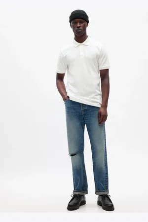 GAP Polo in piquet stretch, , , Taglia XS