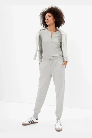 GAP Joggers in cotone con ricamo logo, , , Taglia XS REGULAR