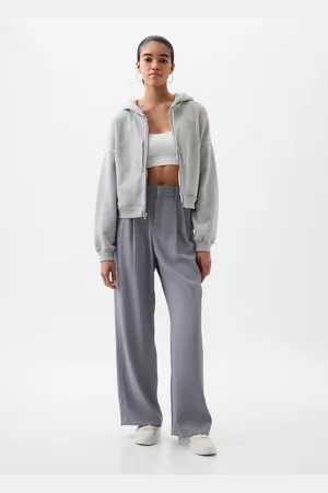 GAP Pantalone wide leg vita alta con pinces, , , Taglia 46