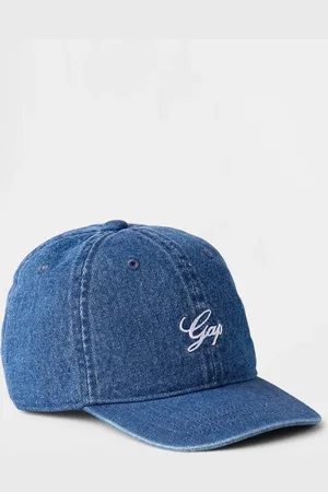 GAP Berretto da baseball in denim ricamo logo, Bambino, , Taglia S/M