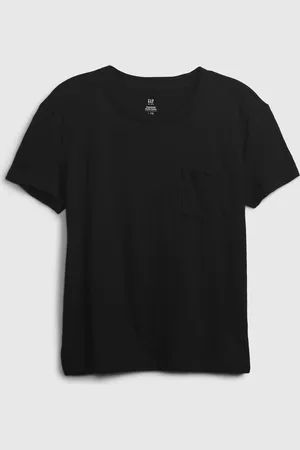 GAP T-shirt in cotone bio con tasca, Bambina, , Taglia XS/99-114