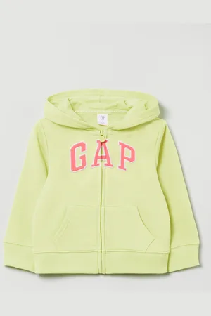 GAP Full-zip con cappuccio e patch logo, , Taglia 0-3M/46-58