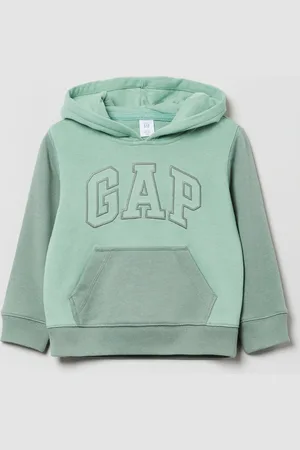 GAP Felpa con cappuccio e ricamo logo, , Taglia 0-3M/46-58