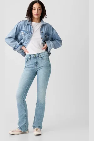 GAP Jeans mini bootcut flare fit a vita media, , , Taglia 34 REGULAR