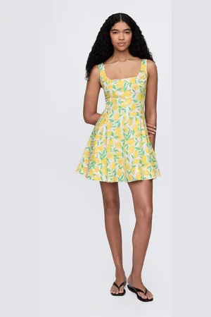 GAP Abito corto multicolor con fantasia limoni, , , Taglia S