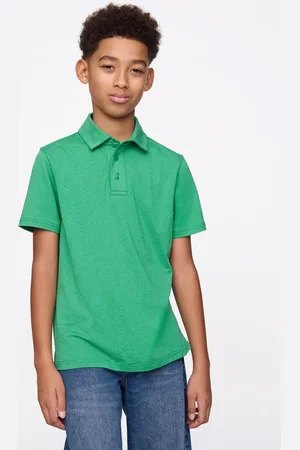 GAP Polo in tessuto stretch, Bambino, , Taglia S/114-130