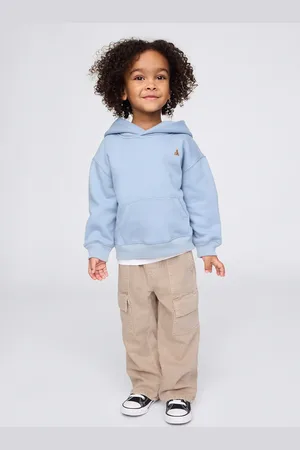 GAP Pantaloni beige cargo in cotone e Lyocell con coulisse, Bambino, , Taglia 4Y/99-107