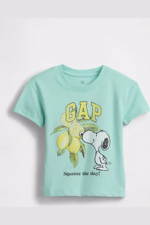 GAP T-shirt con Snoopy e limoni, Bambina, , Taglia 2Y/84-91