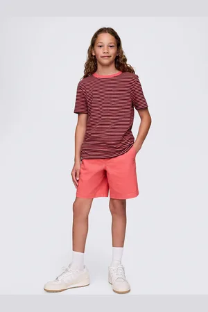 GAP Shorts arancioni in cotone elasticizzato, Bambino, , Taglia XS/99-114