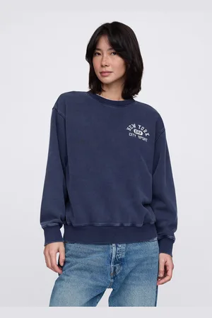 GAP Felpa blu con logo, , , Taglia XS