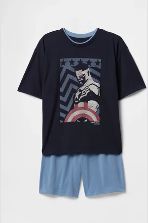 GAP Pigiama bambino blu con stampa Captain America, Bambino, , Taglia 6Y/114-124