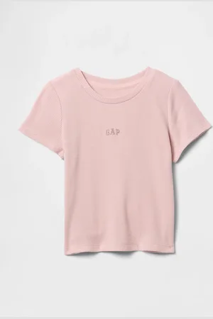 GAP T-shirt a maniche corte rosa in cotone Kids, Bambina, , Taglia 12-18M/74-79